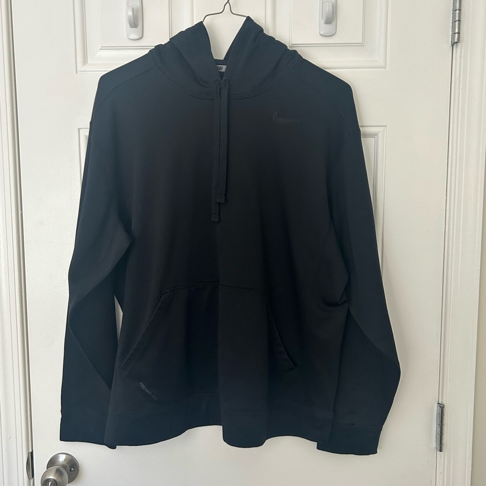 Nike Black Hoodie Therma-fit